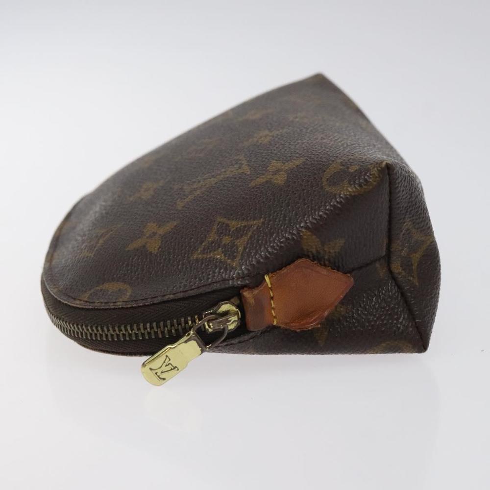 LOUIS VUITTON Monogram Pochette Cosmetic PM Cosmetic Pouch M47515 LV Auth fm4619 - Picture 4 of 16